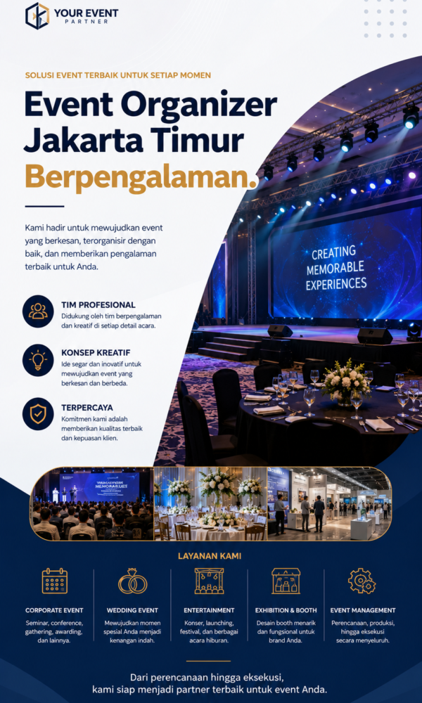 Event Organizer Jakarta Timur Berpengalaman