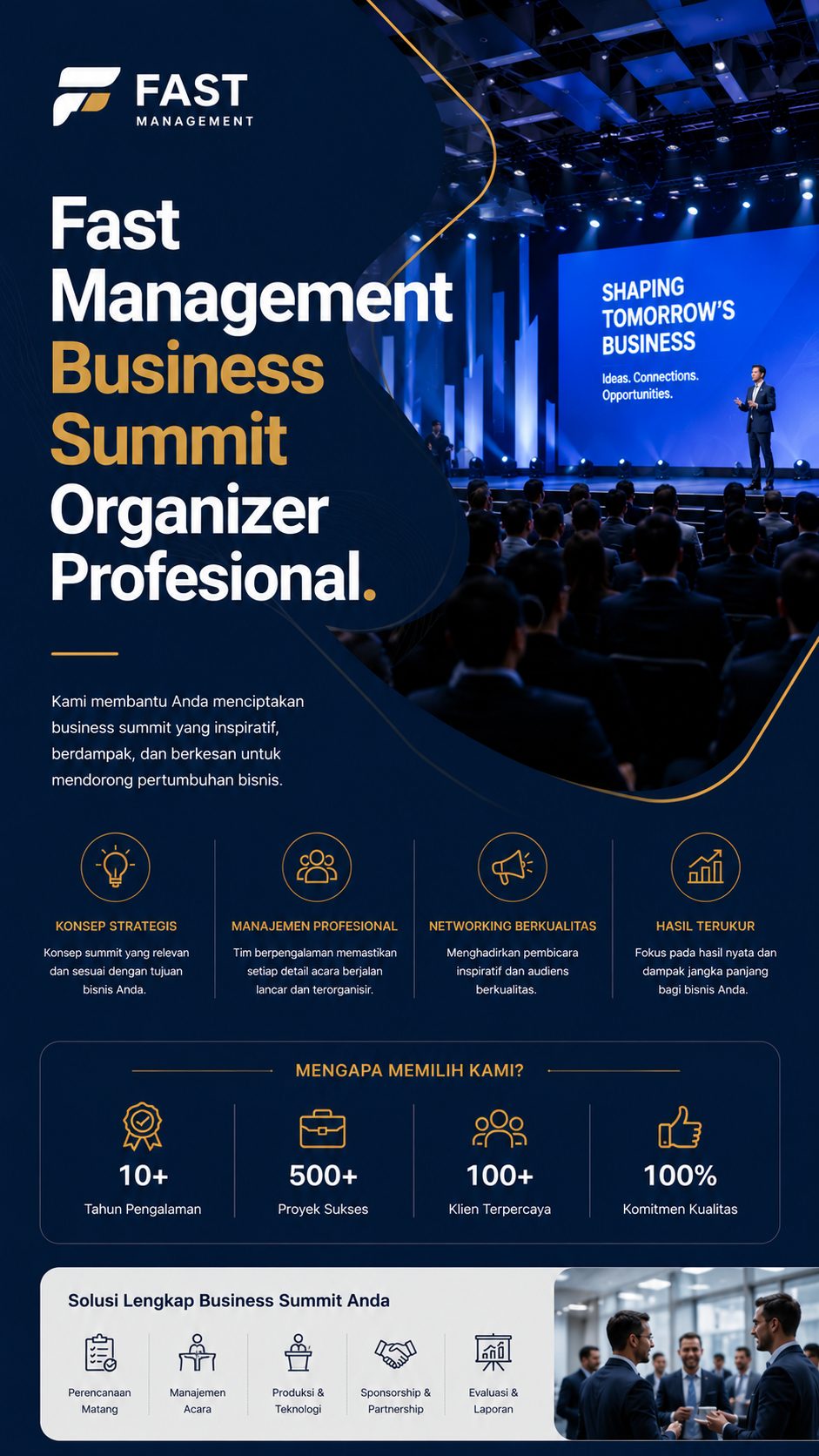 Fast Management Business Summit Organizer Profesional