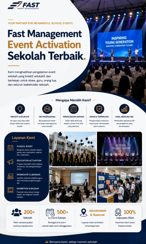 Fast Management Event Activation Sekolah Terbaik