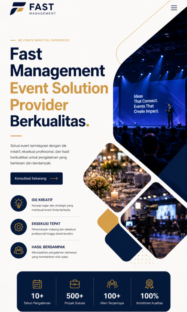 Fast Management Event Solution Provider Berkualitas