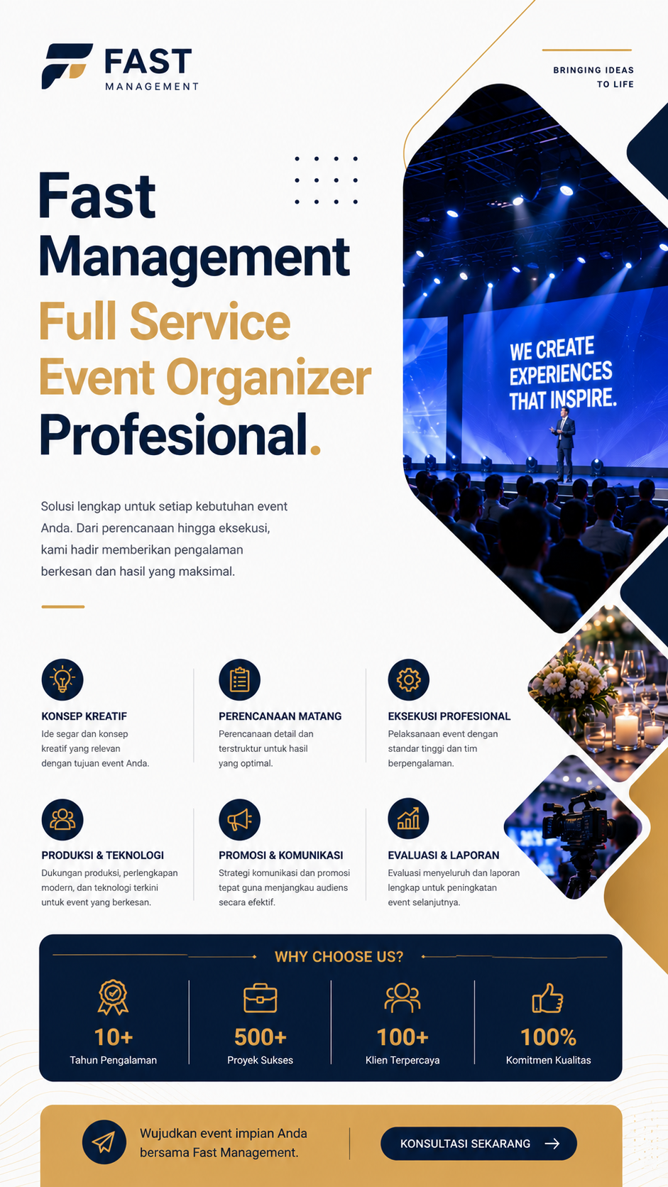 Fast Management Full Service Event Organizer Profesional