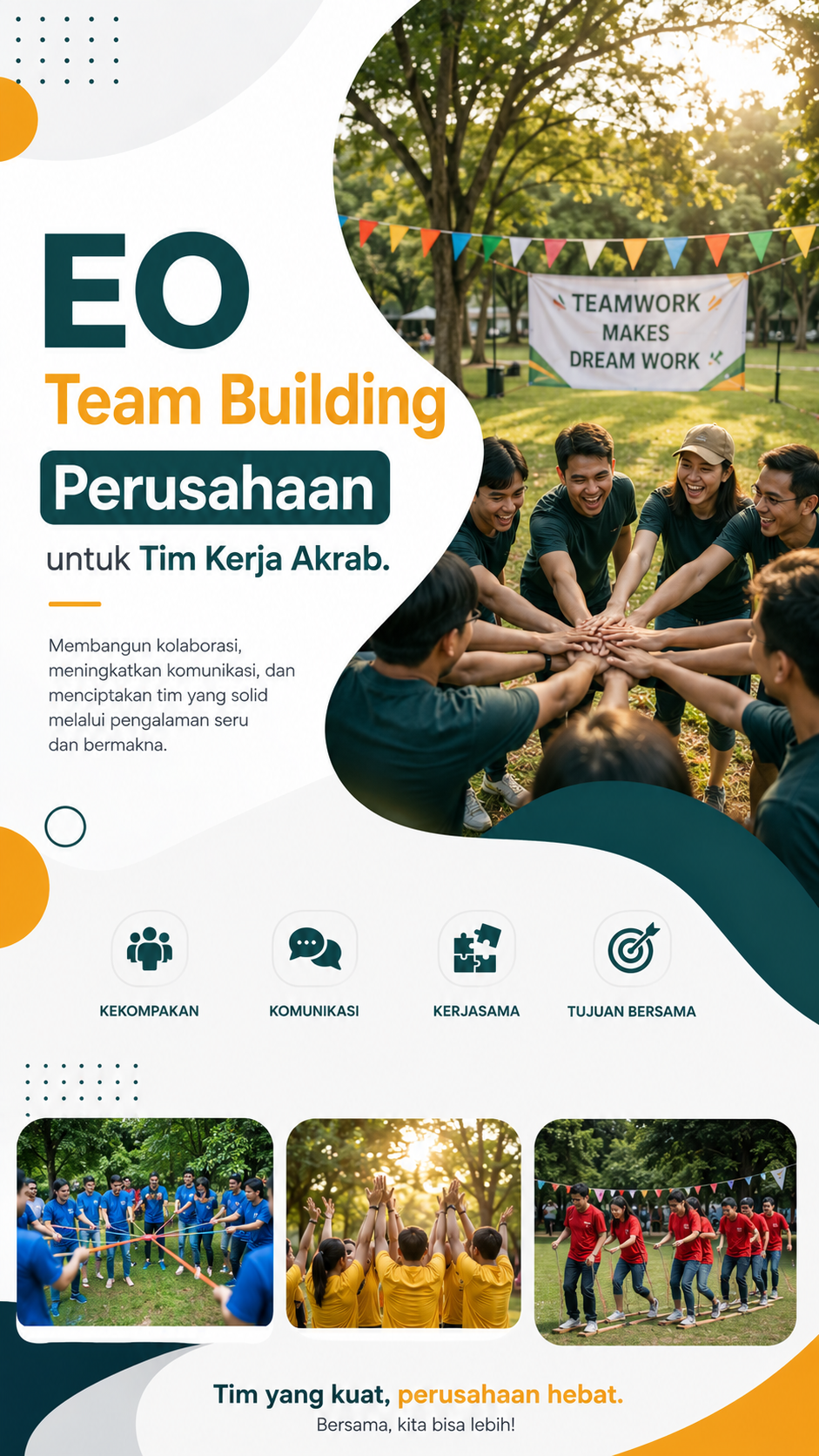 EO Team Building Perusahaan untuk Tim Kerja Akrab