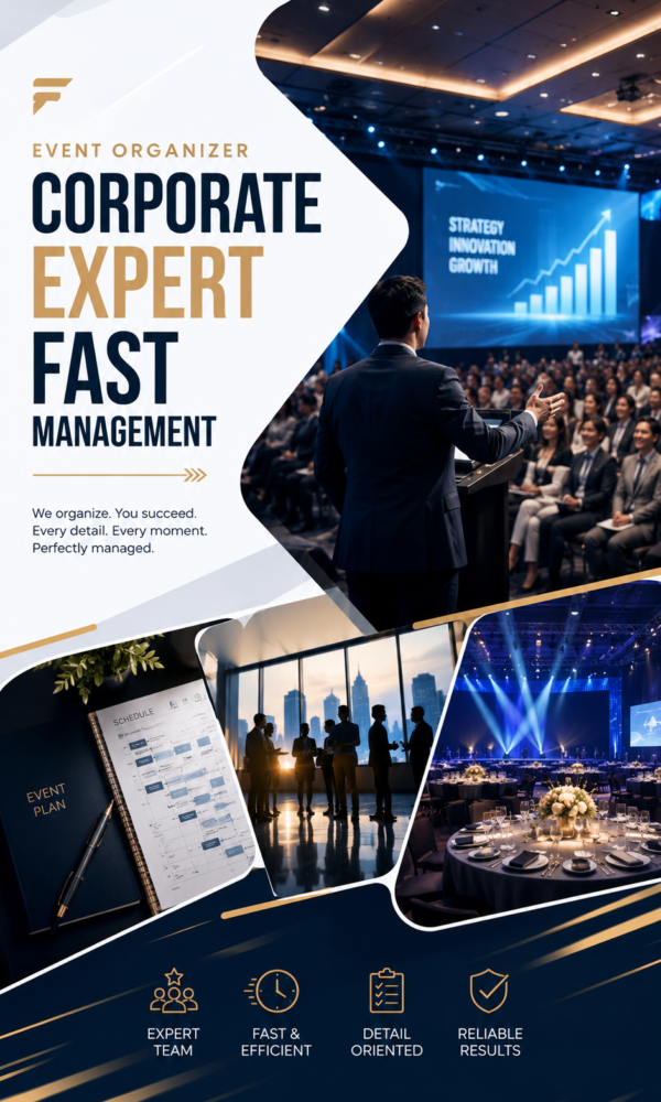 Event Organizer Corporate Expert Fast Management