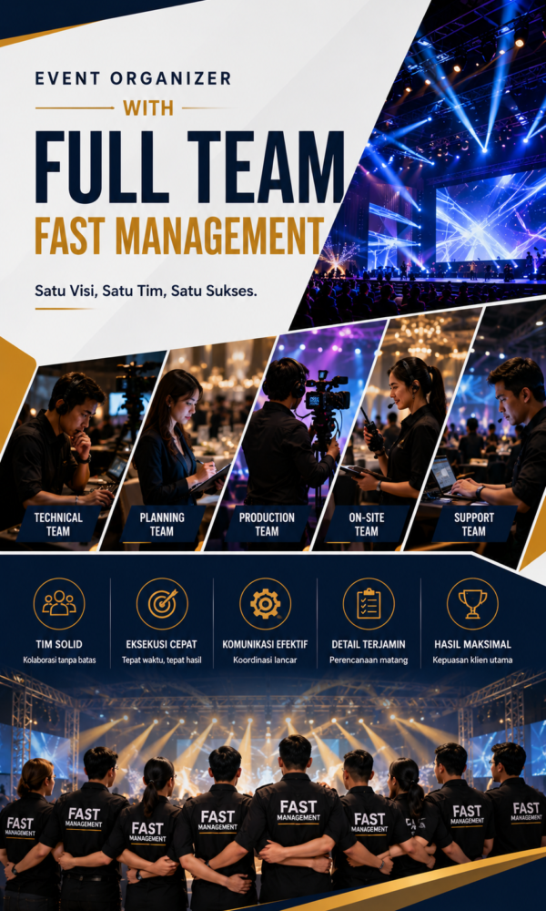 Event Organizer with Full Team Fast Management