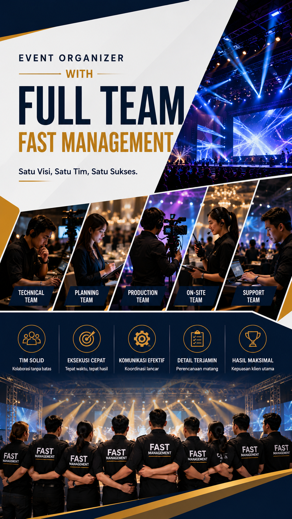 Event Organizer with Full Team Fast Management