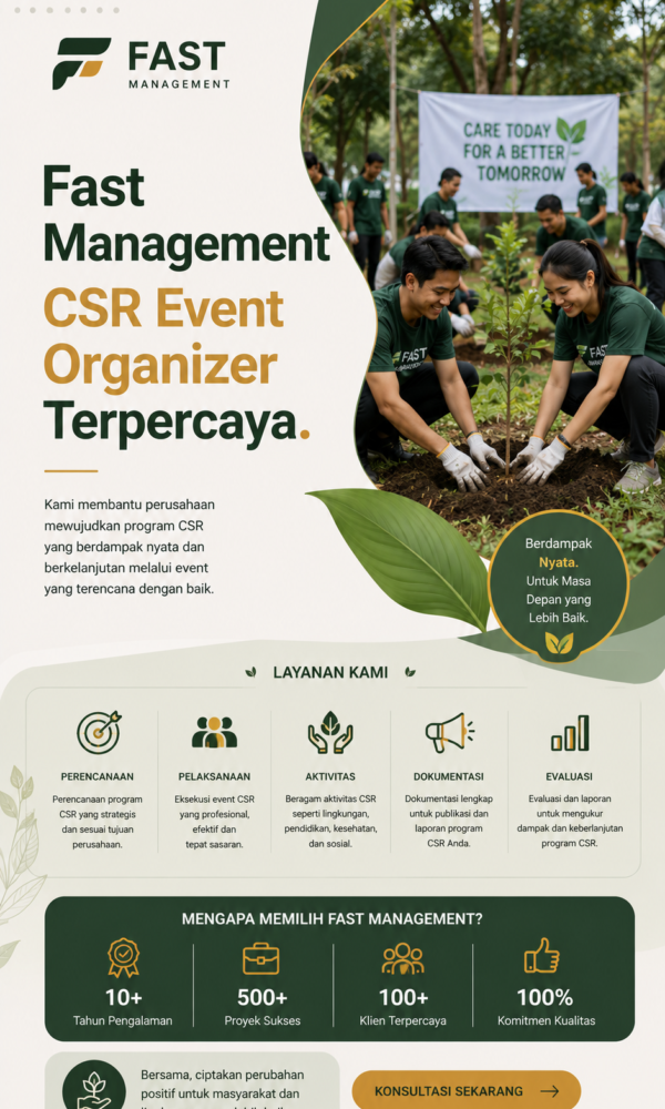 Fast Management CSR Event Organizer Terpercaya