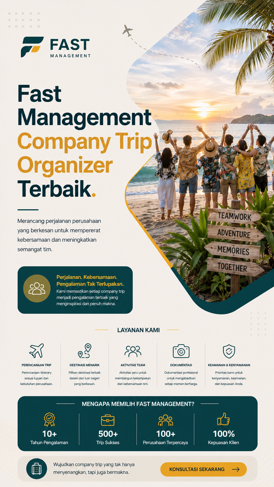 Fast Management Company Trip Organizer Terbaik