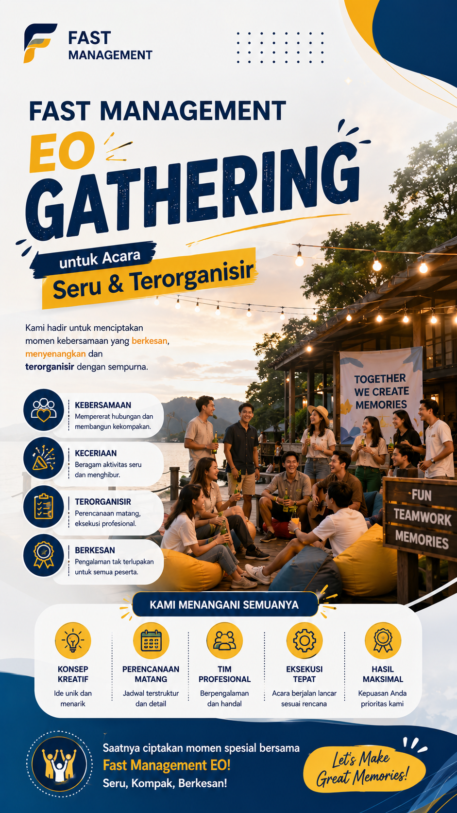 Fast Management EO Gathering untuk Acara Seru & Terorganisir