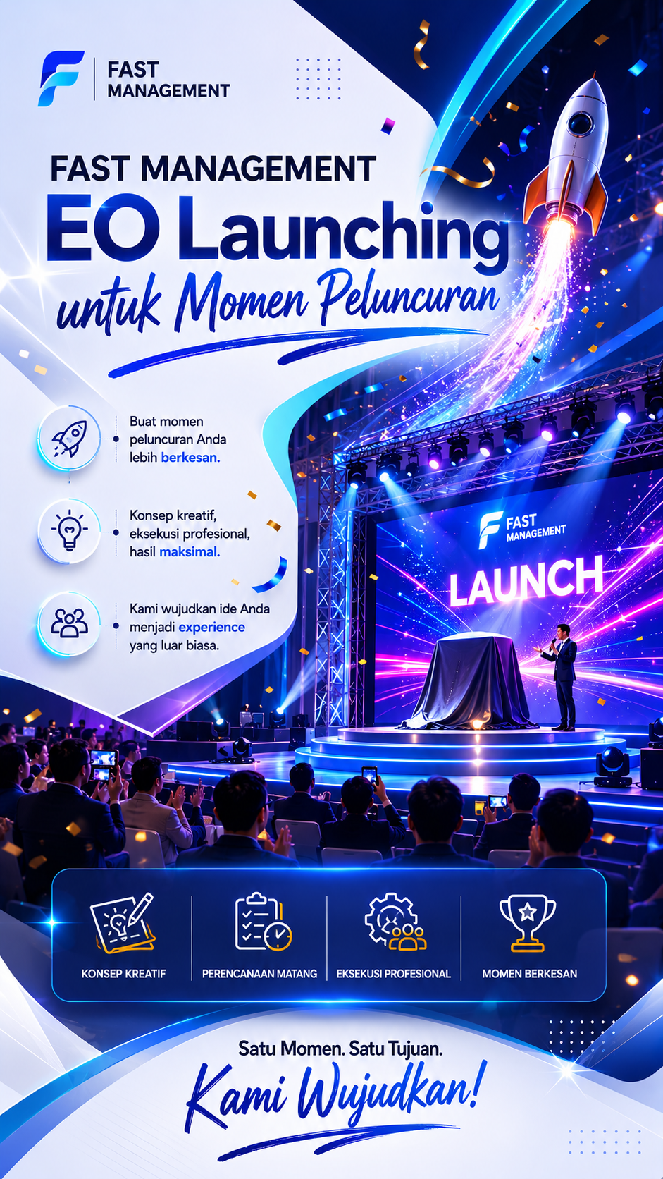 Fast Management EO Launching untuk Momen Peluncuran