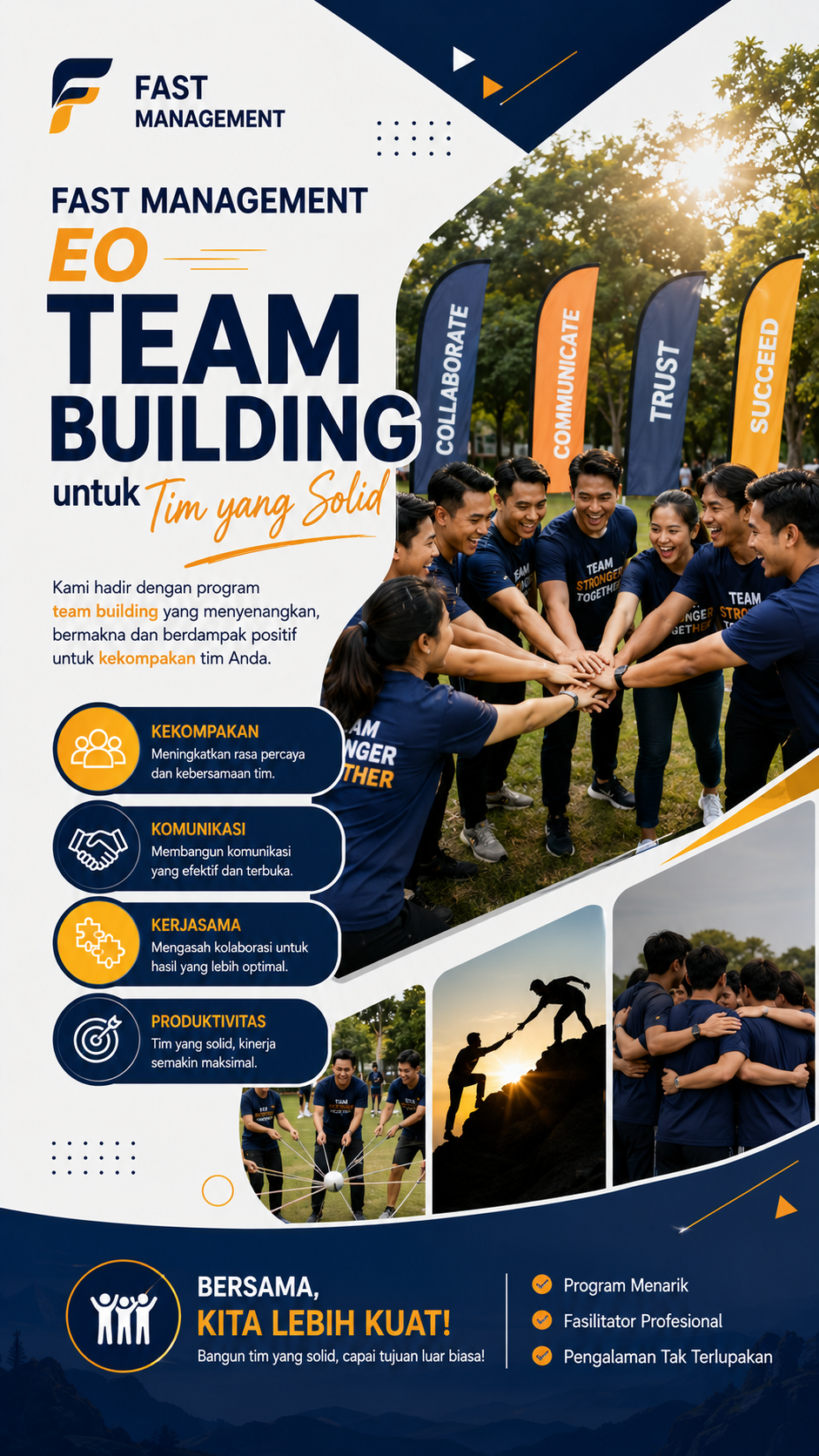 Fast Management EO Team Building untuk Tim yang Solid