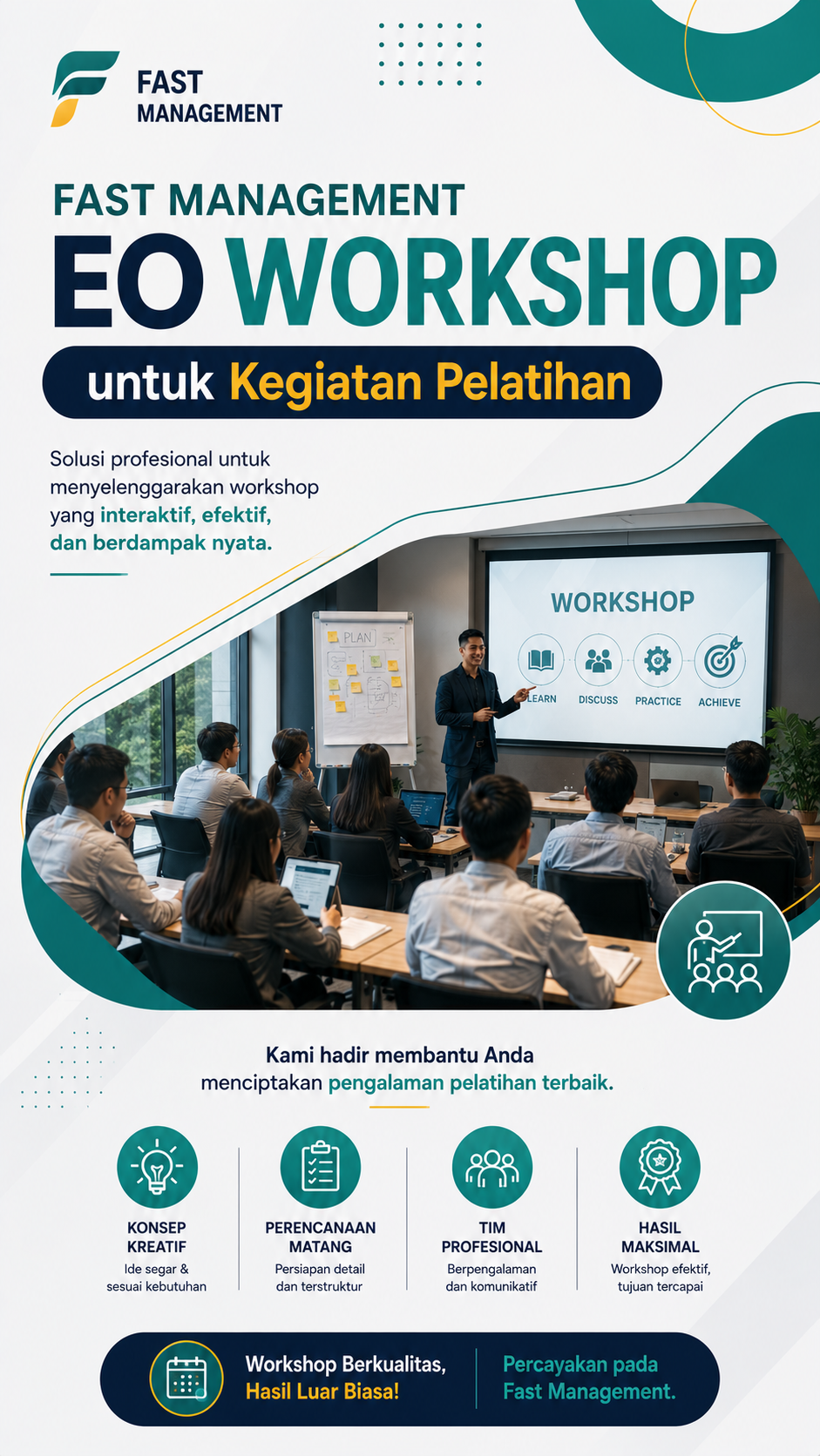 Fast Management EO Workshop untuk Kegiatan Pelatihan