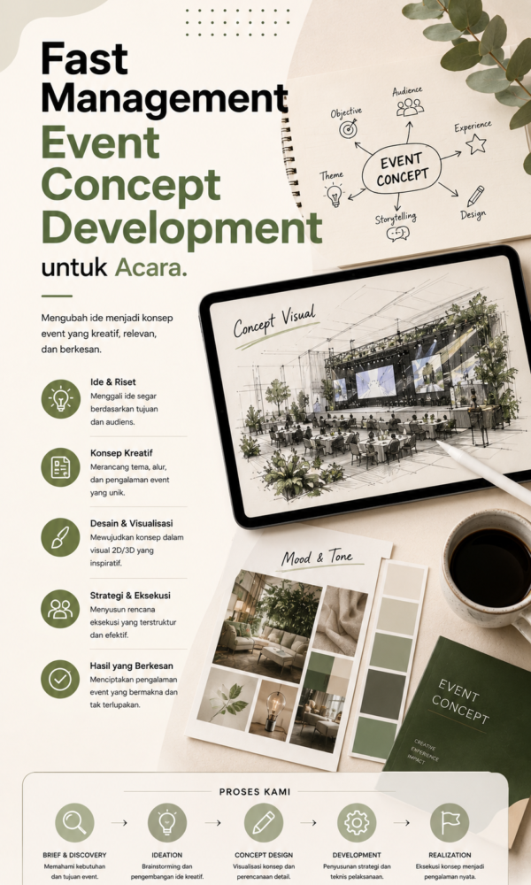 Fast Management Event Concept Development untuk Acara