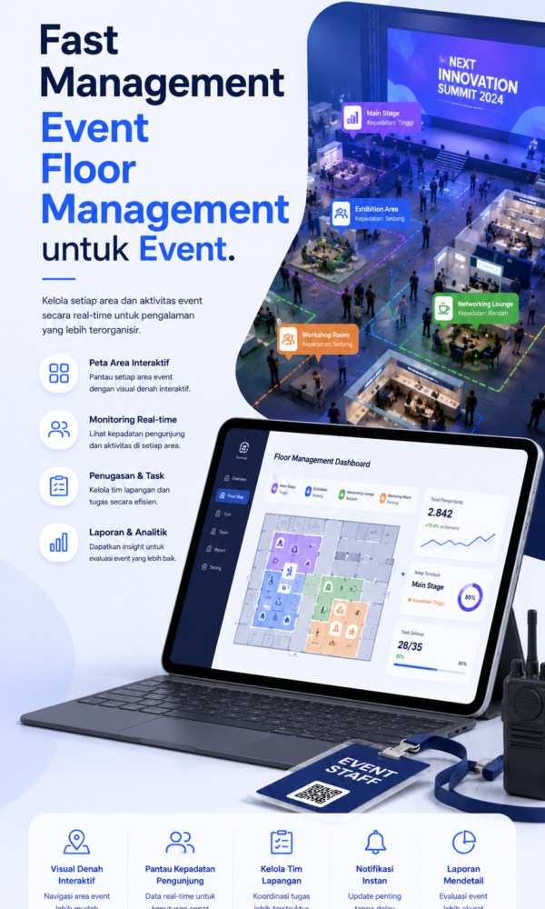 Fast Management Event Floor Management untuk Event