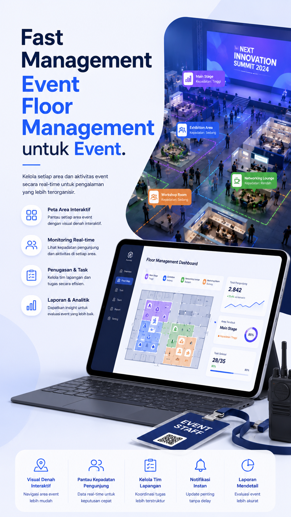 Fast Management Event Floor Management untuk Event