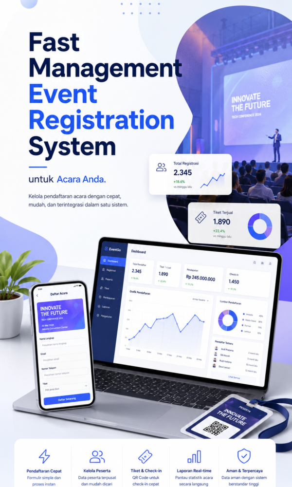 Fast Management Event Registration System untuk Acara Anda