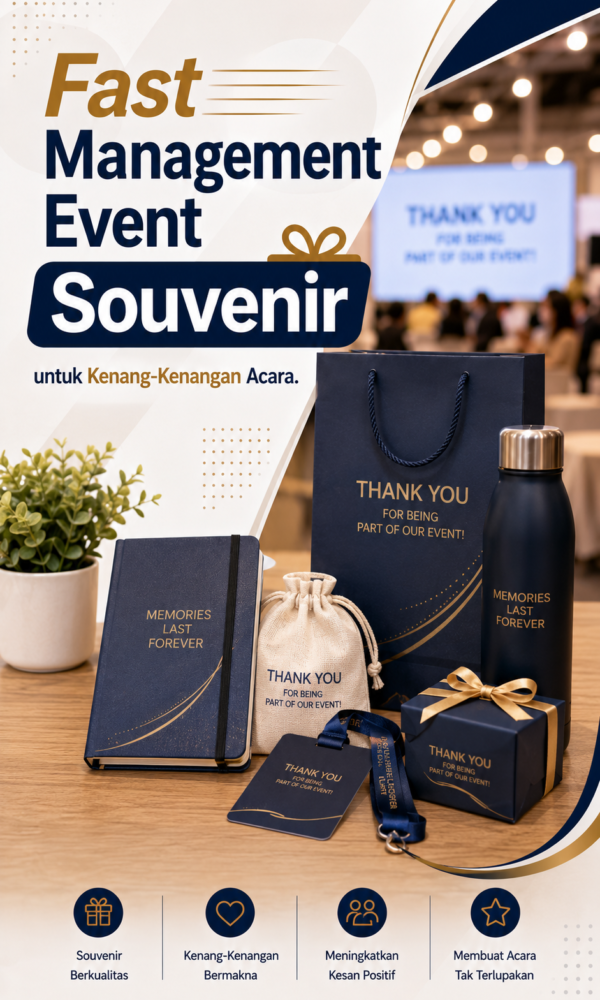 Fast Management Event Souvenir untuk Kenang-Kenangan Acara