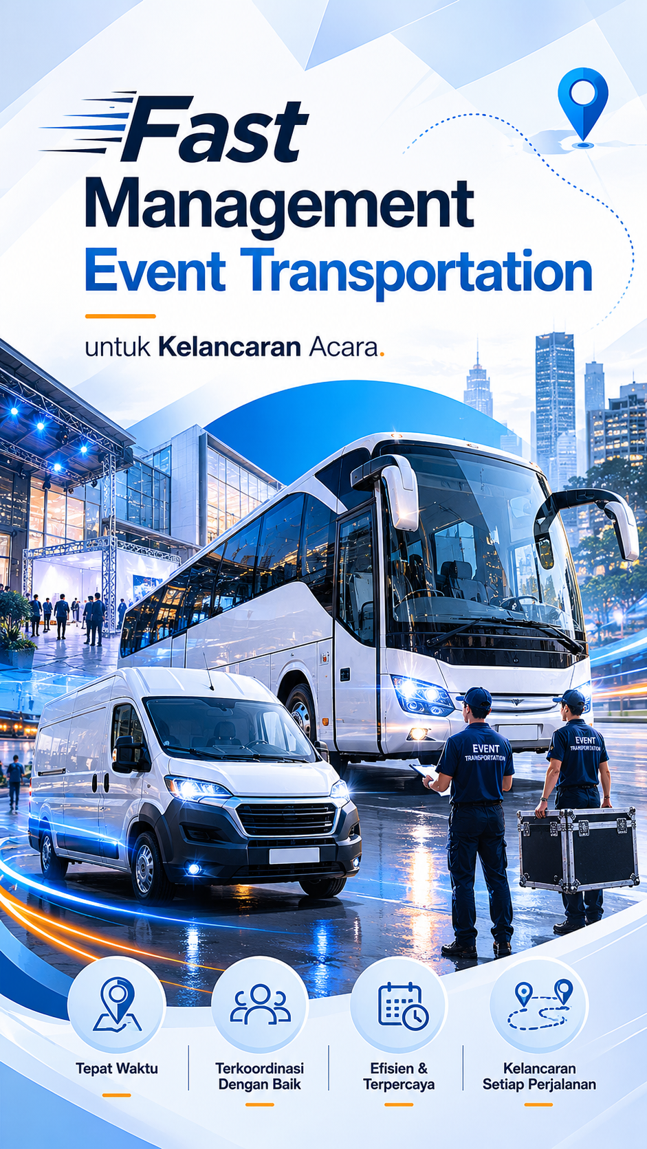 Fast Management Event Transportation untuk Kelancaran Acara