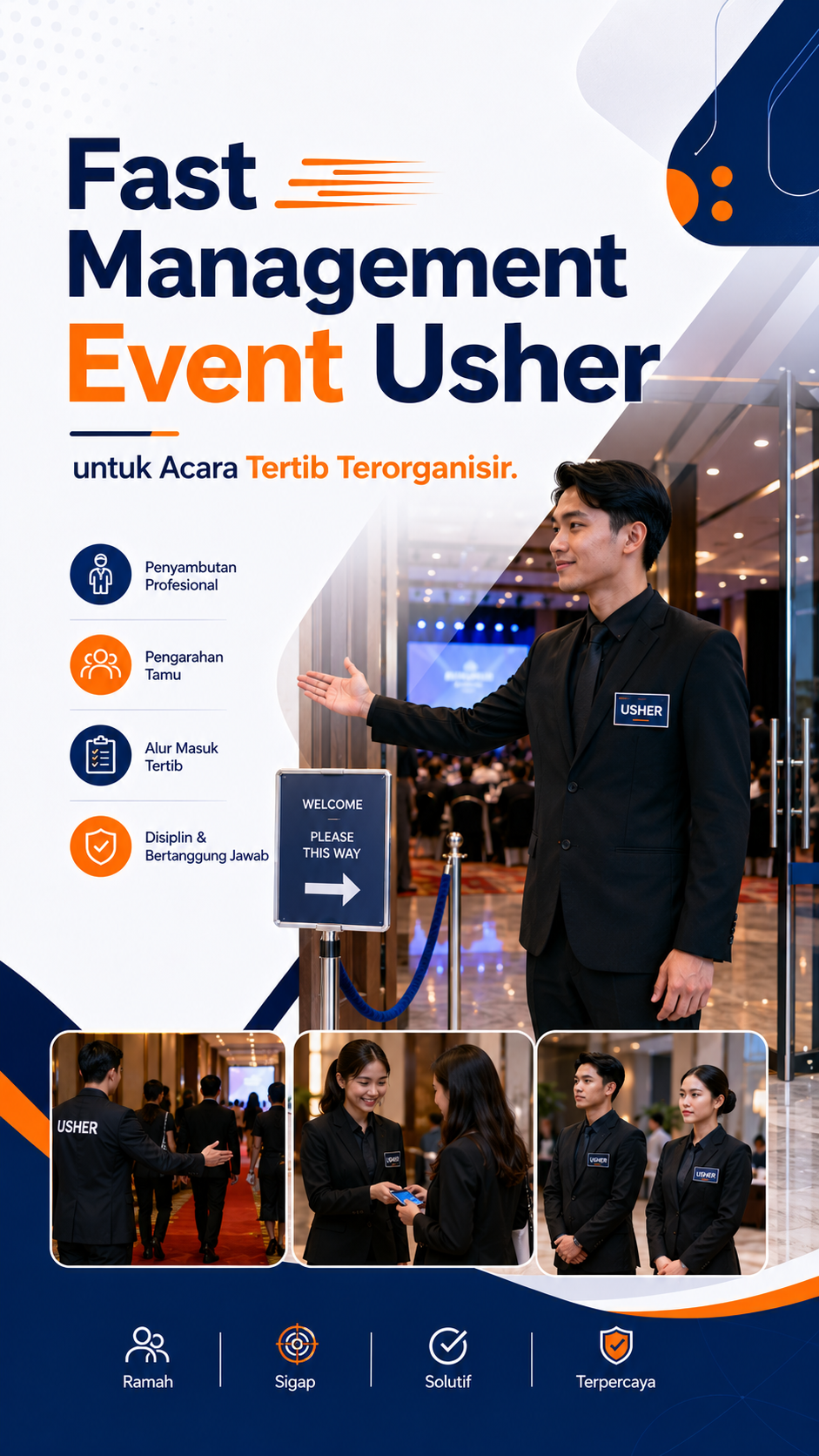 Fast Management Event Usher untuk Acara Tertib Terorganisir