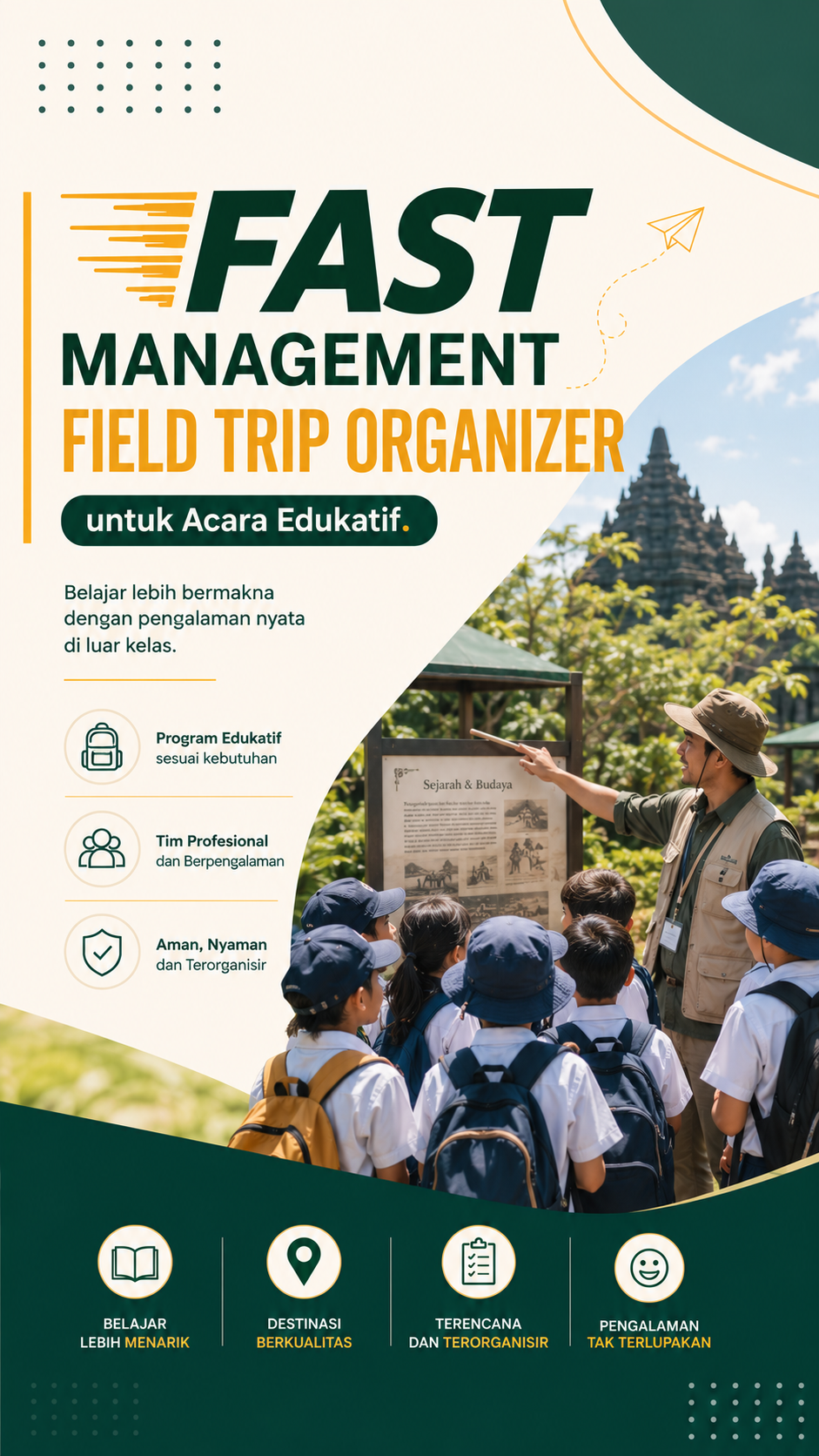 Fast Management Field Trip Organizer untuk Acara Edukatif