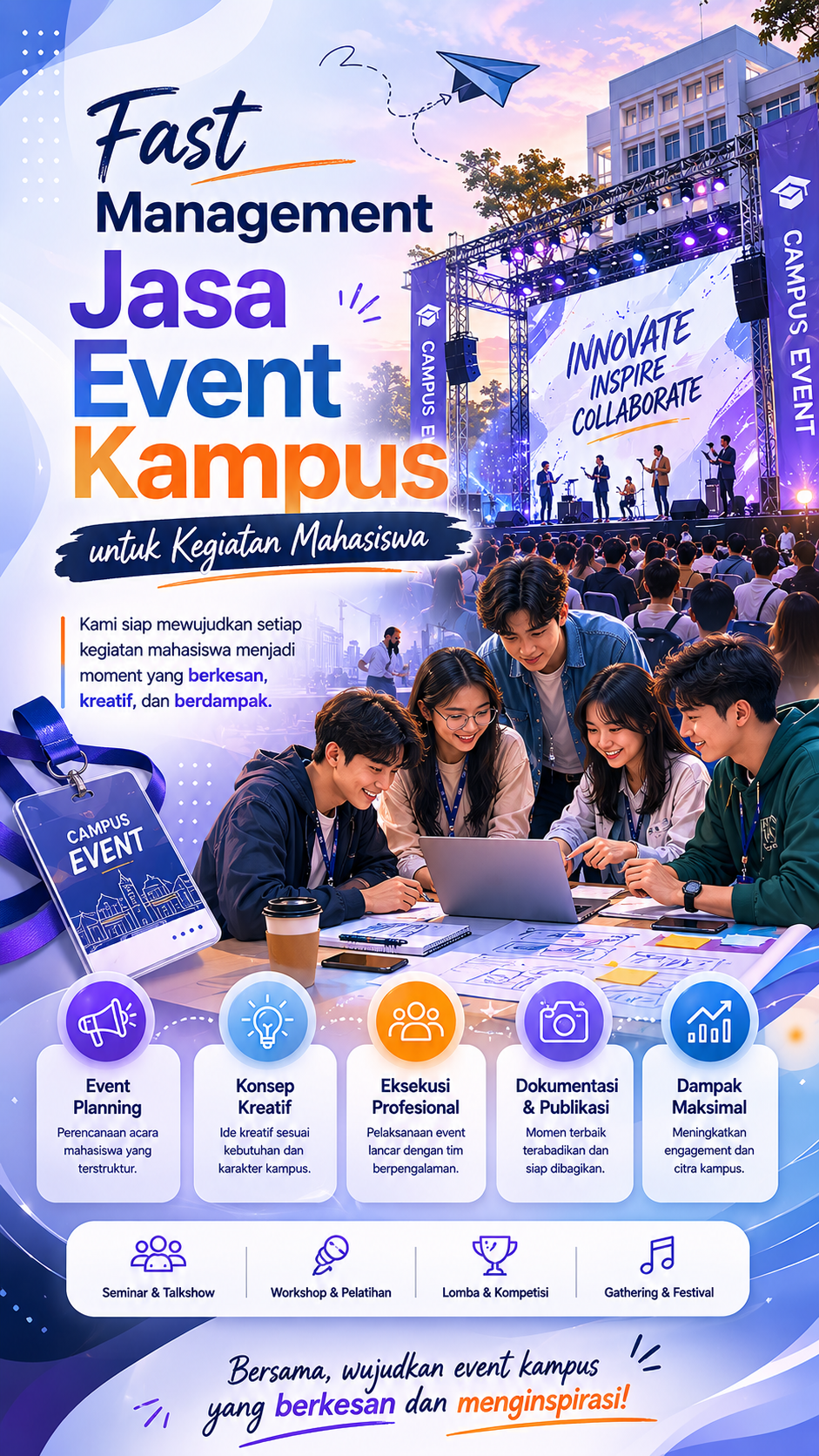 Fast Management Jasa Event Kampus untuk Kegiatan Mahasiswa