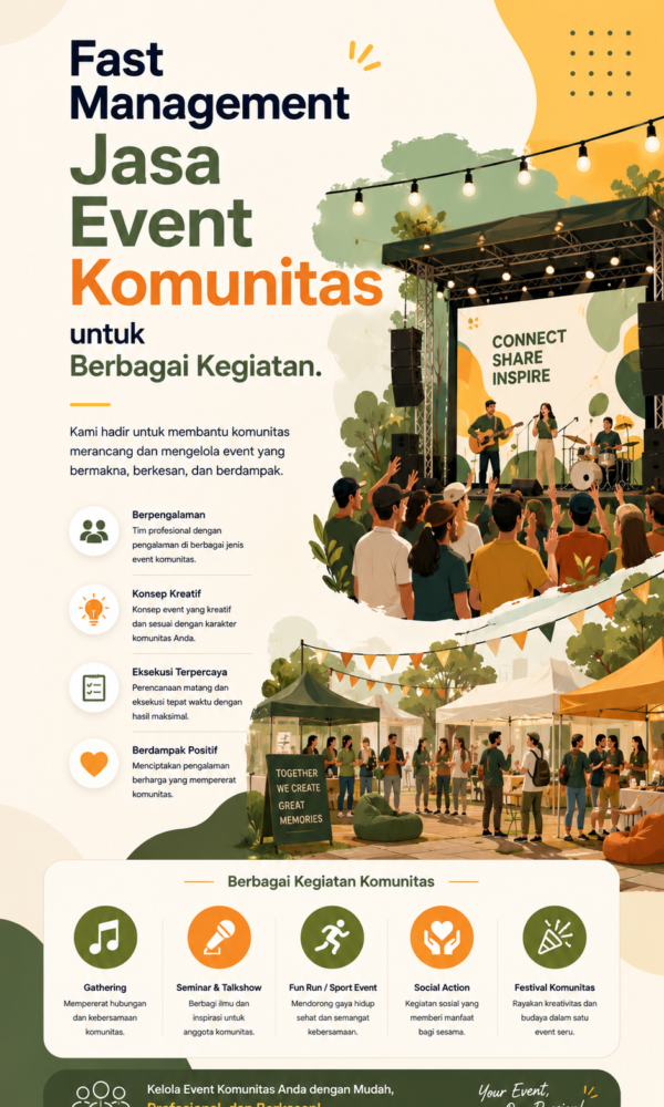 Fast Management Jasa Event Komunitas untuk Berbagai Kegiatan