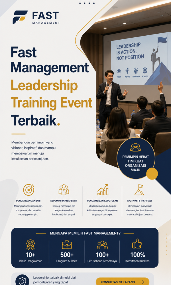 Fast Management Leadership Training Event Terbaik