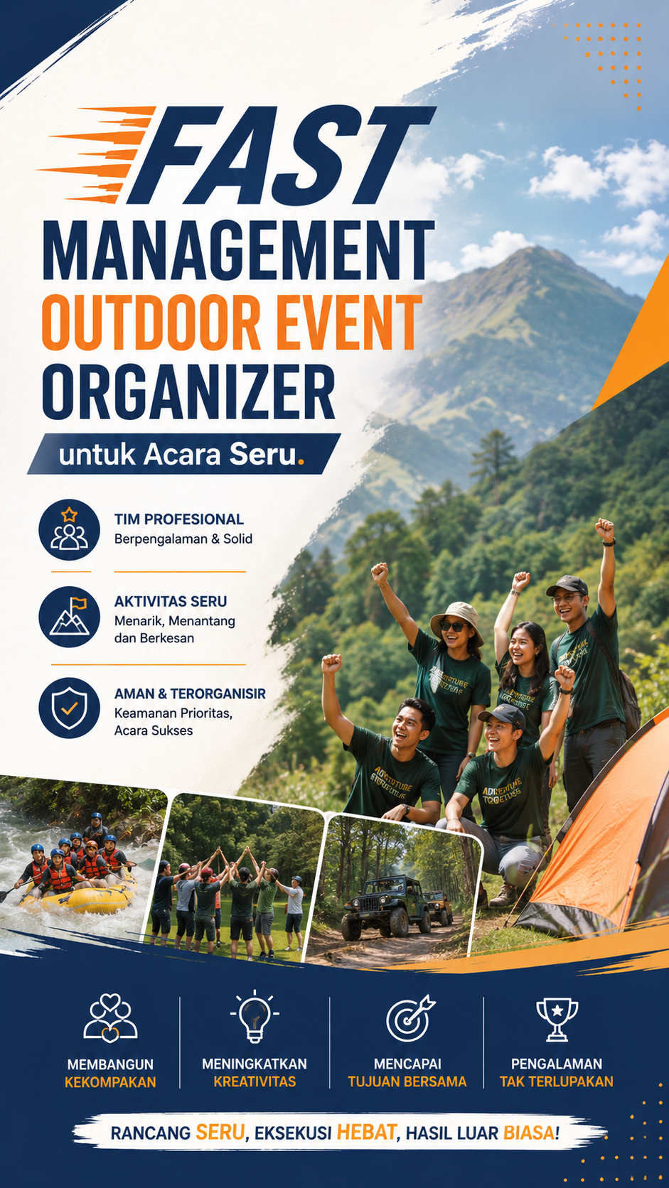 Fast Management Outdoor Event Organizer untuk Acara Seru